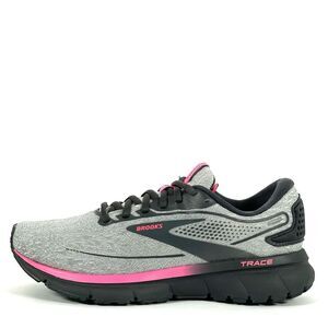 BROOKS TRACE 2 Womens 7.5 Gray Pink Running Gym Training Walking Shoes